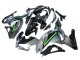 2024-2025 Kawasaki Ninja 500 EX500R Motorcycle Fairings - Grey Green Black UK Manufacturers