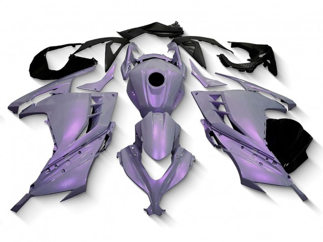 2013-2024 Kawasaki EX300 Motorcycle Fairings - Chameleon Grey Dazz Pearl Purple UK Manufacturers