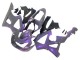 2000-2001 Honda CBR900RR 929 Motorcycle Fairings - Chameleon Grey Dazz Pearl Purple UK Manufacturers