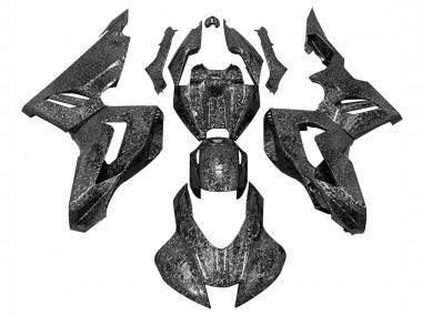 2020-2023 Honda CBR1000RR-R Motorcycle Fairings - Black Forged Carbon Fiber UK Manufacturers