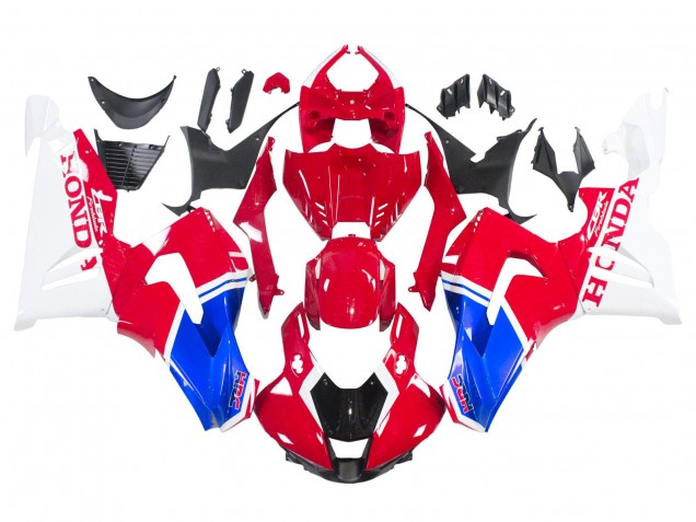 2020-2023 Honda CBR1000RR-R Motorcycle Fairings Kits - White Red Blue HRC UK Manufacturers
