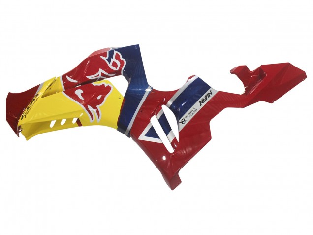 2020-2023 Honda CBR1000RR-R Motorcycle Fairings - Blue Yellow Red Bull UK Manufacturers