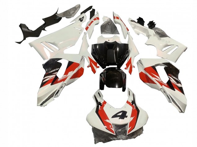 2020-2023 Honda CBR1000RR-R Motorcycle Fairings - White Red Glossy Black 4 UK Manufacturers