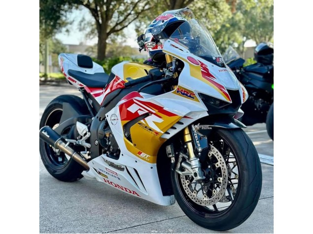 2020-2023 Honda CBR1000RR-R Motorcycle Fairings - White Red Gold Motul HRC UK Manufacturers