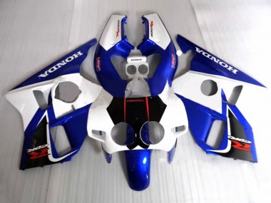 1987-1989 Honda CBR400RR NC23 Motorcycle Fairings - White Blue HRC UK Manufacturers