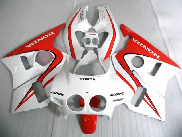 1987-1989 Honda CBR400RR NC23 Motorcycle Fairings - White Red UK Manufacturers