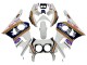 1990-1999 Honda CBR400RR NC29 Motorcycle Fairings - White Gold Red Dark Blue Rothmans UK Manufacturers