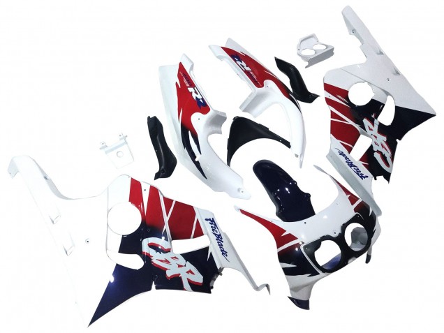 1990-1999 Honda CBR400RR NC29 Motorcycle Fairings - White Red Dark Blue Fireblade UK Manufacturers