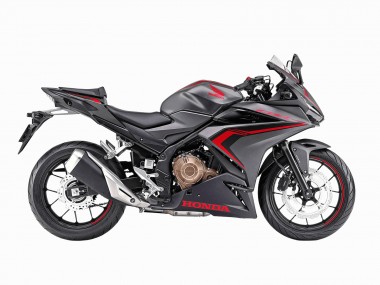 2022 Honda CBR400R Motorcycle Fairings - Matte Black Red UK Manufacturers