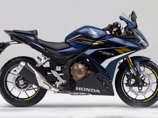 2022 Honda CBR400R Motorcycle Fairings - Dark Blue Matte Black UK Manufacturers