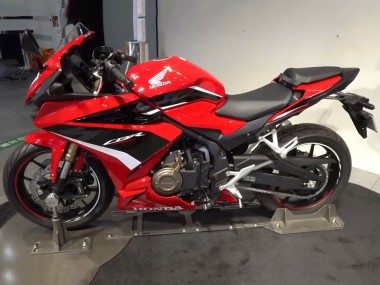 2022 Honda CBR400R Motorcycle Fairings - Red White Glossy Black UK Manufacturers