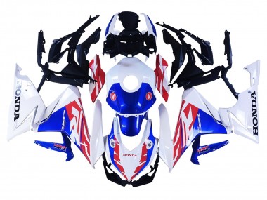 2022 Honda CBR400R Motorcycle Fairing - White Red Blue UK Manufacturers
