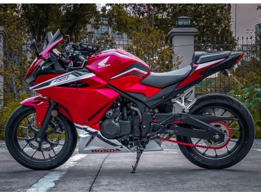 2022 Honda CBR400R Motorcycle Fairings - Red White UK Manufacturers