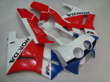 1988-1992 Honda VFR400R NC30 Motorcycle Fairings - White Red Blue UK Manufacturers