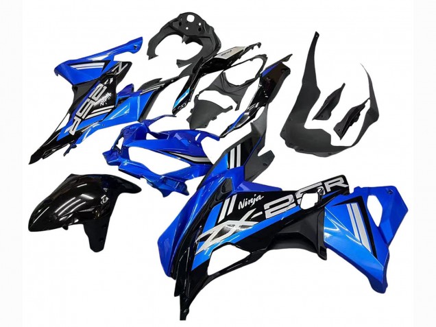2019-2025 Kawasaki ZX25R ZX-25R Motorcycle Fairings - Blue White Matte Black UK Manufacturers