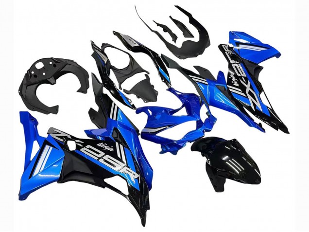 2019-2025 Kawasaki ZX25R ZX-25R Motorcycle Fairings - Blue White Matte Black UK Manufacturers