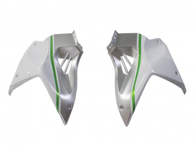 2015-2022 Kawasaki Ninja H2 Motorcycle Fairings - White Silver Green UK Manufacturers