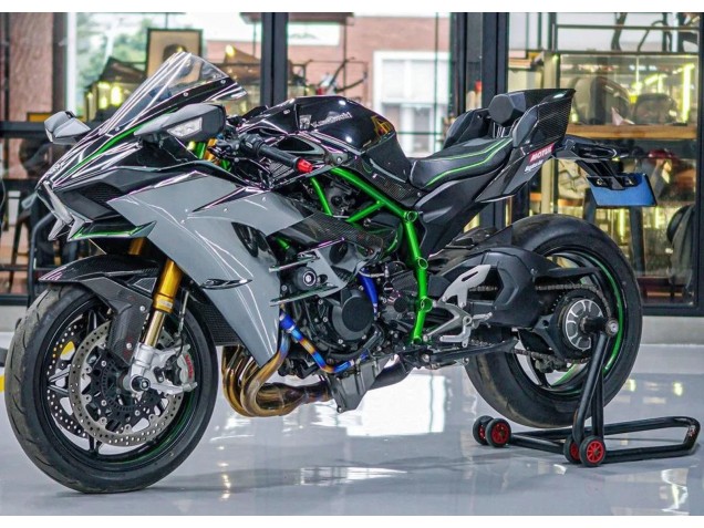 2015-2022 Kawasaki Ninja H2 Motorcycle Fairings - Grey UK Manufacturers