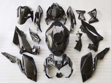 2018-2024 Kawasaki Z400 Motorcycle Fairings - Black Carbon Fiber UK Manufacturers