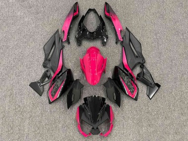 2018-2024 Kawasaki Z400 Motorcycle Fairings - Matte Black Bright Pink UK Manufacturers
