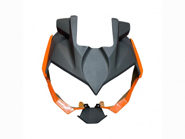 2018-2024 Kawasaki Z400 Motorcycle Fairings - Orange Glossy Black UK Manufacturers