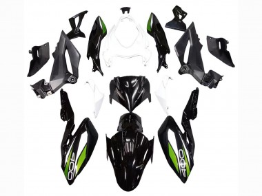 2018-2024 Kawasaki Z400 Motorcycle Fairings - White Glossy Black Green UK Manufacturers