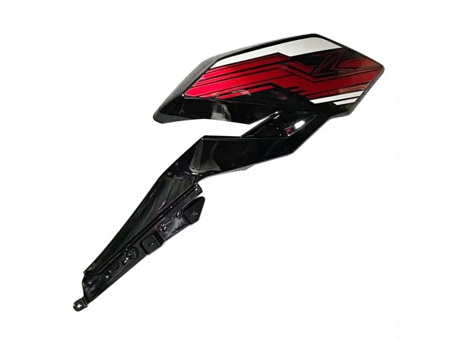 2018-2024 Kawasaki Z400 Motorcycle Fairings - Candy Red Glossy Black UK Manufacturers