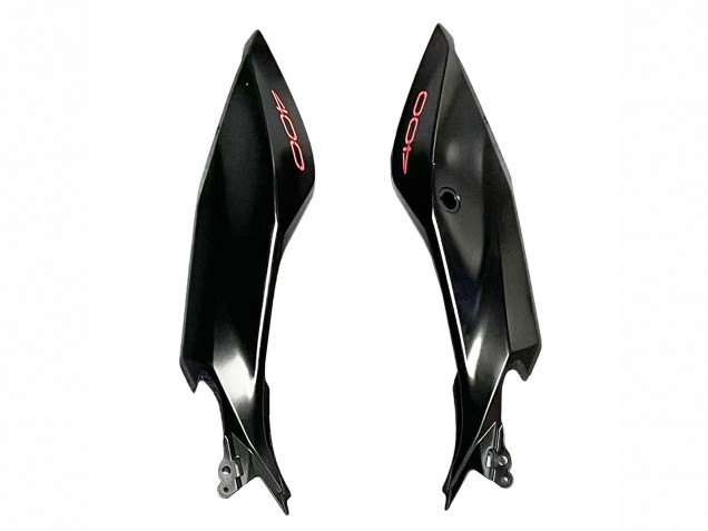 2018-2024 Kawasaki Z400 Motorcycle Fairings - Candy Red Glossy Black UK Manufacturers