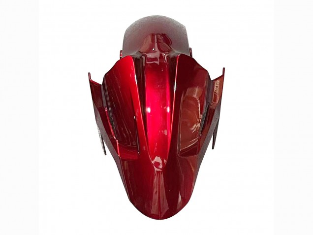 2018-2024 Kawasaki Z400 Motorcycle Fairings - Candy Red Glossy Black UK Manufacturers