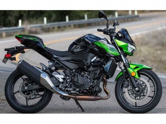 2018-2024 Kawasaki Z400 Motorcycle Fairings - Green Black UK Manufacturers