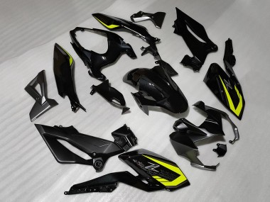 2018-2024 Kawasaki Z400 Motorcycle Fairings - Black Yellow UK Manufacturers