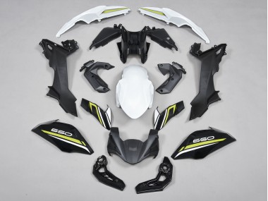 2017-2019 Kawasaki Ninja Z650 Motorcycle Fairings - Black White Yellow UK Manufacturers
