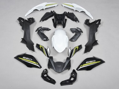 2017-2019 Kawasaki Ninja Z650 Motorcycle Fairings - Black White Yellow UK Manufacturers