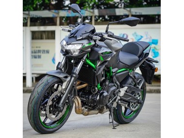 2020-2023 Kawasaki Ninja Z650 Motorcycle Fairings - Black Green UK Manufacturers