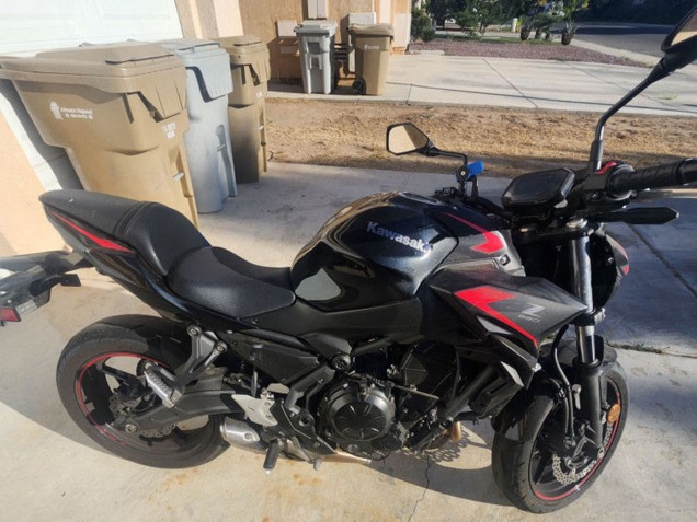 2020-2023 Kawasaki Ninja Z650 Motorcycle Fairings - Black Red UK Manufacturers