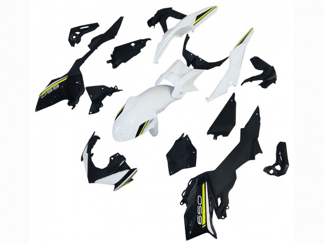 2020-2023 Kawasaki Ninja Z650 Motorcycle Fairings - White Black Green UK Manufacturers