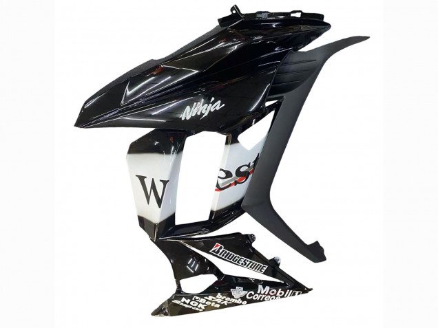 2010-2016 Kawasaki Z1000SX Motorcycle Fairings - Glossy Black Gold White Mobil West UK Manufacturers