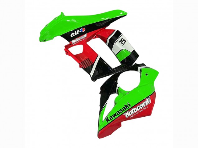 2010-2016 Kawasaki Z1000SX Motorcycle Fairings - Green Red Glossy Black Elf 35 UK Manufacturers