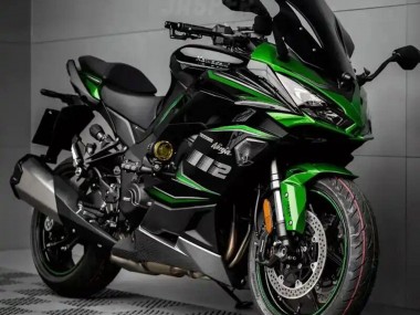 2020-2025 Kawasaki Z1000SX Motorcycle Fairing - Black Green Ninja UK Manufacturers