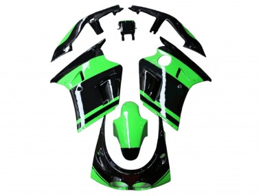 1989-1990 Kawasaki ZXR250 Motorcycle Fairings - Green Glossy Black UK Manufacturers