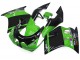 1989-1990 Kawasaki ZXR250 Motorcycle Fairings - Green Glossy Black Elf Touch4 Bridgestone UK Manufacturers