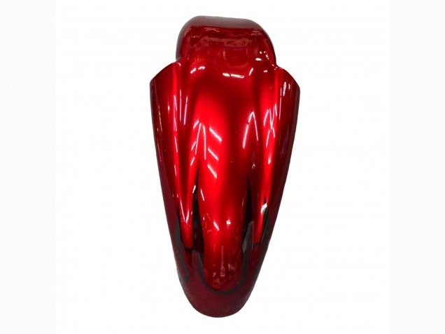 1998-2003 Kawasaki ZZR600 Motorcycle Fairings - Red with Black Flame UK Manufacturers