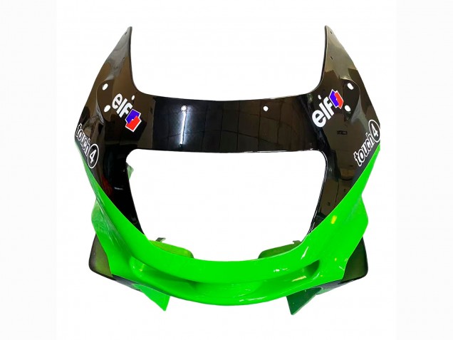 1998-2003 Kawasaki ZZR600 Motorcycle Fairings - Green Black Monster Elf UK Manufacturers