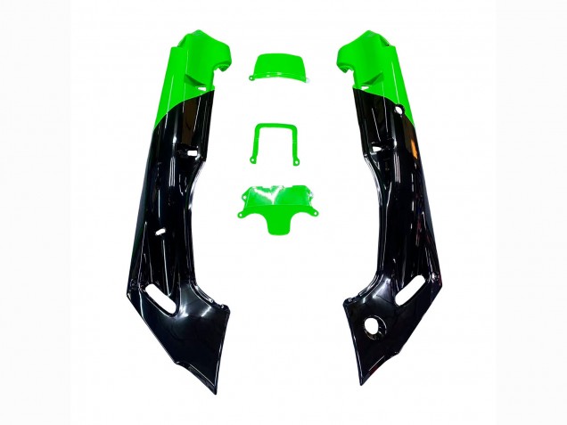 1998-2003 Kawasaki ZZR600 Motorcycle Fairings - Green Black Monster Elf UK Manufacturers