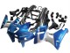 1993-2007 Kawasaki ZZR400 Motorcycle Fairings - Blue Silver Black UK Manufacturers