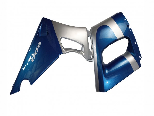 1993-2007 Kawasaki ZZR400 Motorcycle Fairings - Blue Silver Black UK Manufacturers
