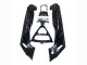1993-2007 Kawasaki ZZR400 Motorcycle Fairings - Glossy Black Gold Ninja UK Manufacturers