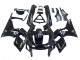 1993-2007 Kawasaki ZZR400 Motorcycle Fairings - Glossy Black Gold Ninja UK Manufacturers