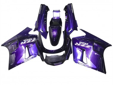 1990-1992 Kawasaki ZZR1100 Motorcycle Fairings - Purple Blue UK Manufacturers