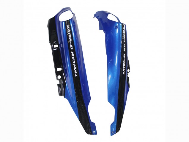 1990-1992 Kawasaki ZZR1100 Motorcycle Fairings - Blue Glossy Black UK Manufacturers